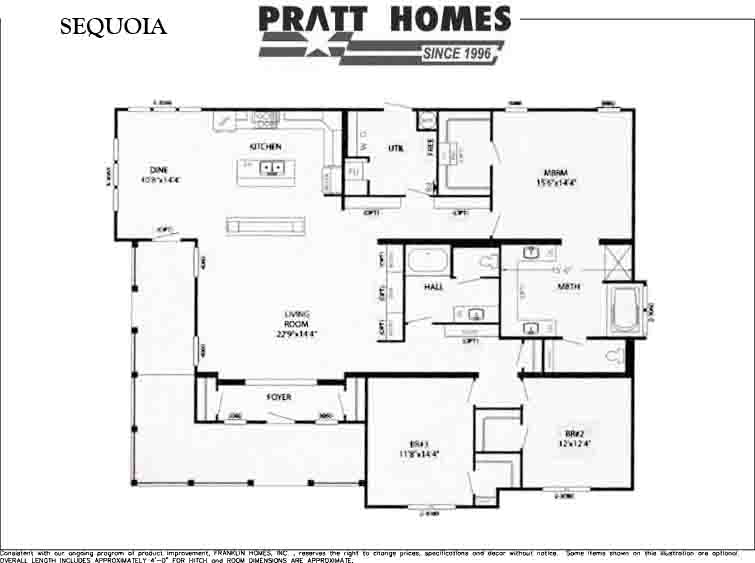 Sequoia Floor Plan - Pratt Homes