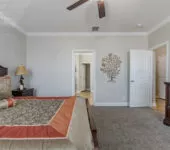 Torridon master bedroom made by Pratt Homes, Tyler, Texas