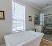 Torridon main bathroom made by Pratt Homes, Tyler, Texas