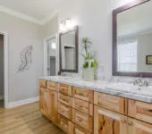 Torridon master bathroom made by Pratt Homes, Tyler, Texas