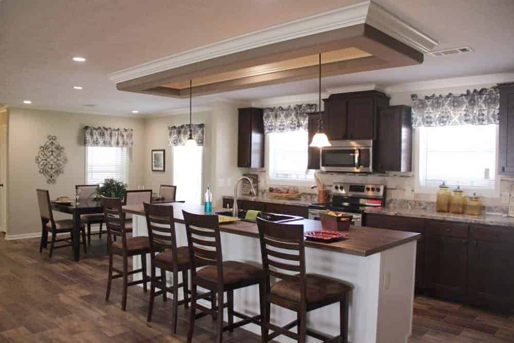 Kitchen Area from home model Angela made by Pratt Homes, Tyler, Texas