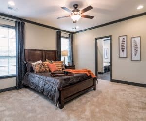 Fairfax Modular Home bedroom area made by Pratt Homes, Tyler, Texas