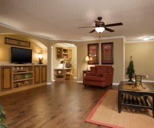 Georgetown Modular Home living room area