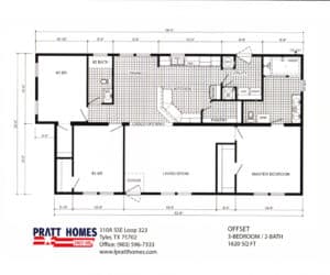 Floor plans for house model Offset made by Pratt from Tyler