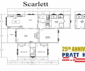 Scarlett house, floorplan made by Pratt Homes, Tyler, Texas
