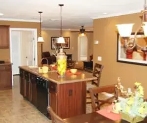 Kitchen from house model Calaveras made by Pratt Homes, Tyler, Texas