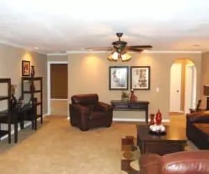 Living Room from house model Calaveras made by Pratt Homes, Tyler, Texas
