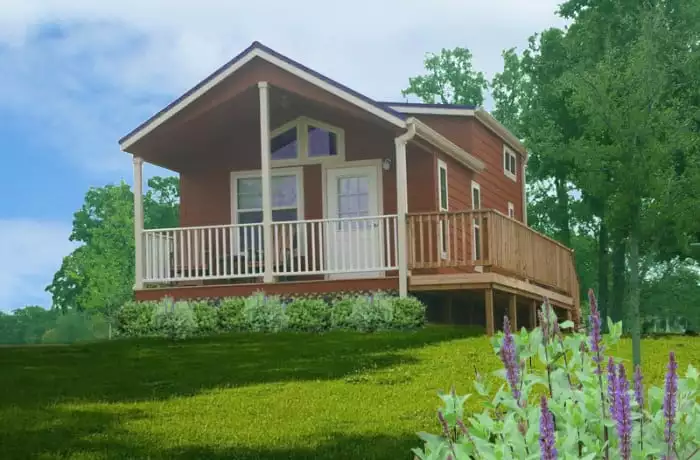 Exterior of house model Acadia made by Pratt Homes, Tyler, Texas