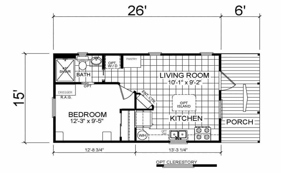 Floor plans of the house model Acadia Pratt Homes, Tyler, Texas