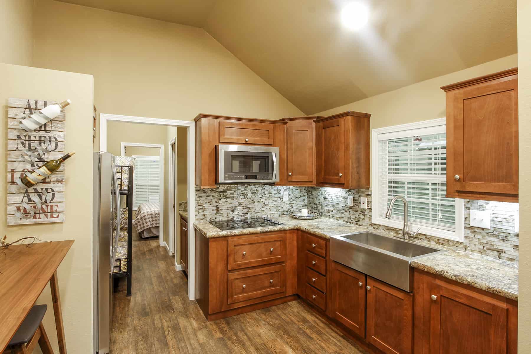 Kitchen of the house model Annecy made by Pratt Homes, Tyler, Texas