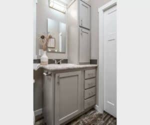 Bathroom interior from house model Mindy Pratt Homes, Tyler, Texas