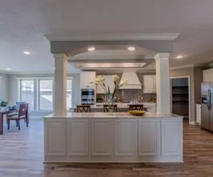 Kitchen area of Modular Home Sequoia V2 Pratt Homes, Tyler, Texas