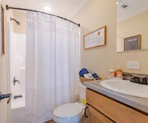 Sage Guest Bathroom - Pratt Homes, Tyler, Texas