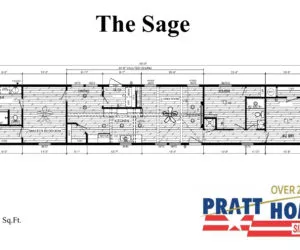 Sage Floorplan - Pratt Homes, Tyler, Texas