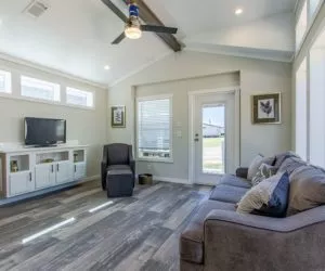 Country Cottage Living Room, Pratt Homes, Tyler, TX