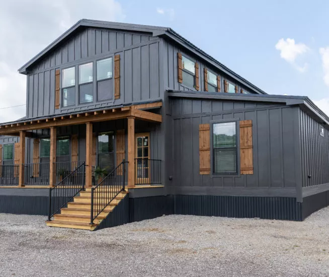 The Barndo modular home - a combination of a rustic charm and a modern comfort.