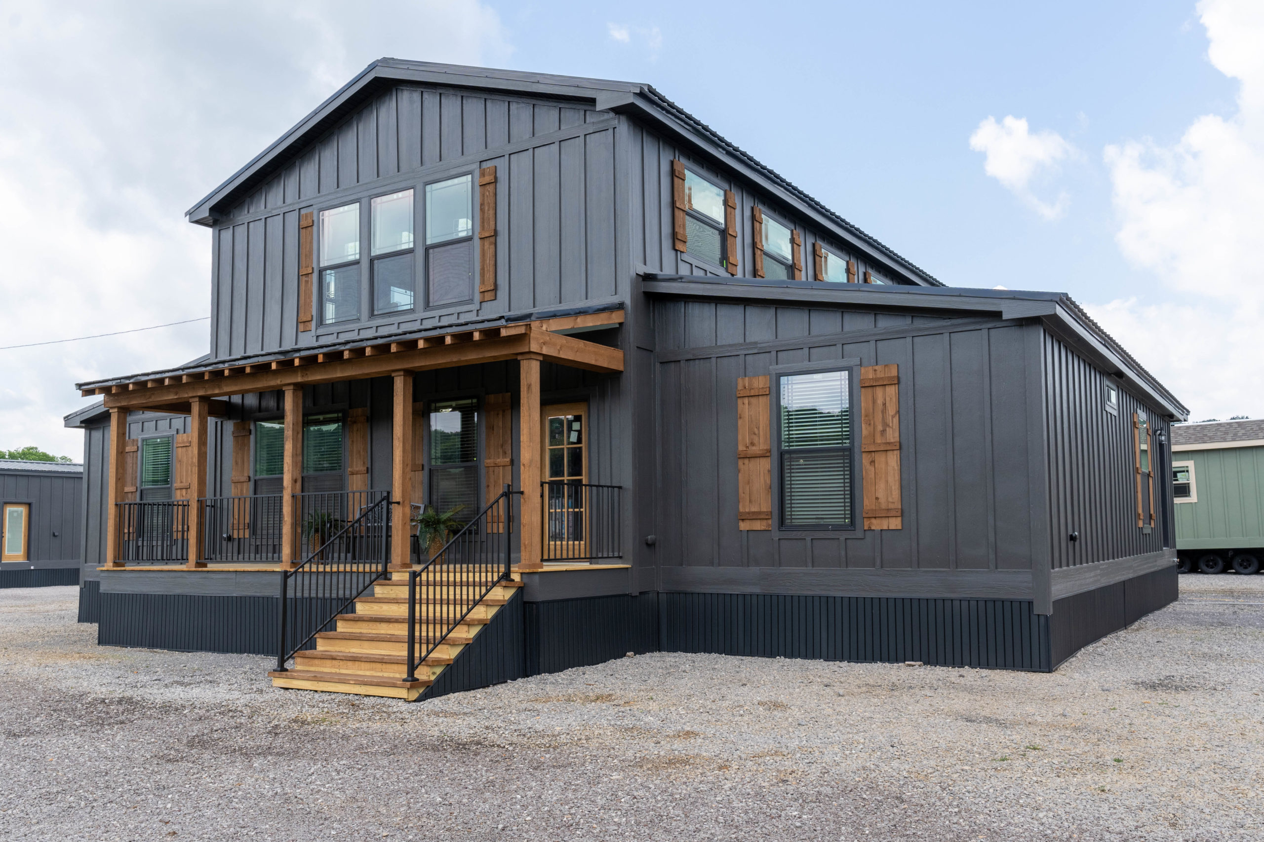 The Barndo modular home - a combination of a rustic charm and a modern comfort.