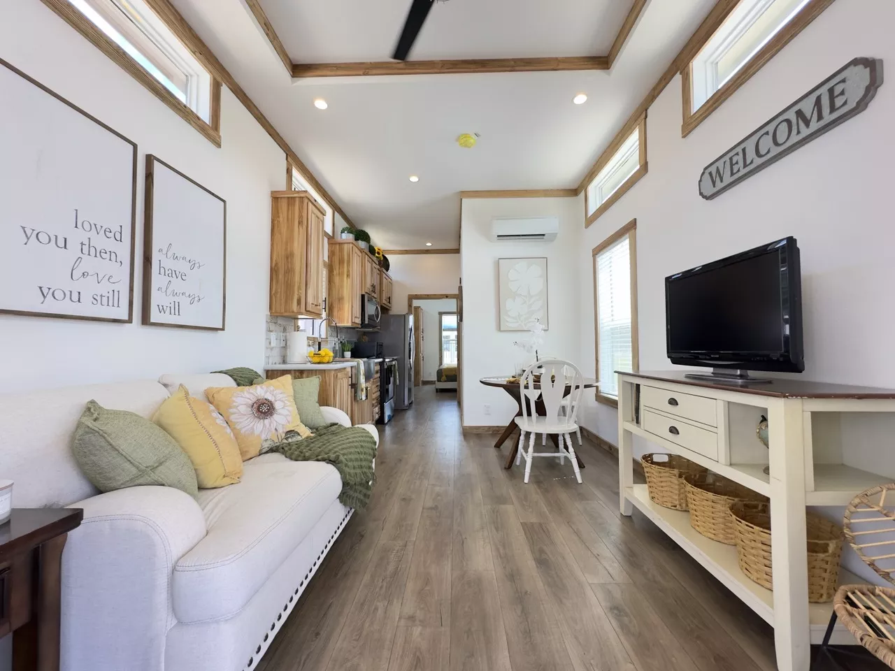 A room in the Tiny Home Palooza, made by Pratt Homes, Tyler, Texas