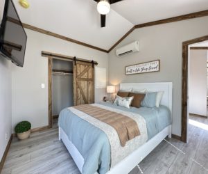 A bedroom in the Austin, a farmhouse in Texas