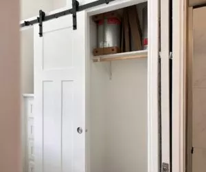 image of sliding barn style doors